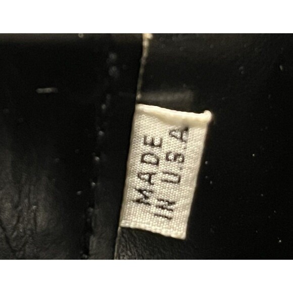 Vintage 80s Carlos Falchi Shoulderbag Black Lizard & Snakeskin Print Leather EUC - Picture 6 of 9